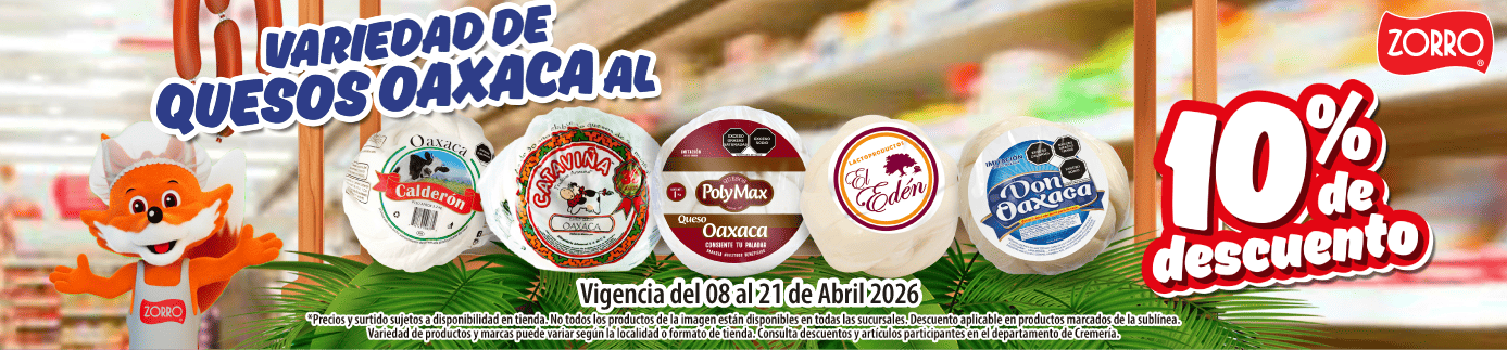 Queso Oaxaca 8 de Abril 2026 Pagina Web