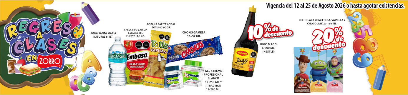 Mosaico 1 Comercial Regreso a Clases 12 de Agosto 2026 Página Web