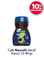 Nescafe decaf 12 de Agosto 2026